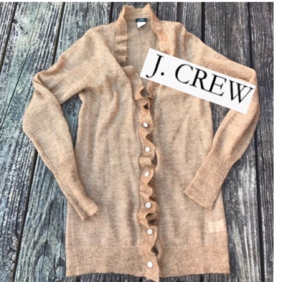 J. Crew Sweaters - J. Crew  Mohair and wool blend delicate cardigan